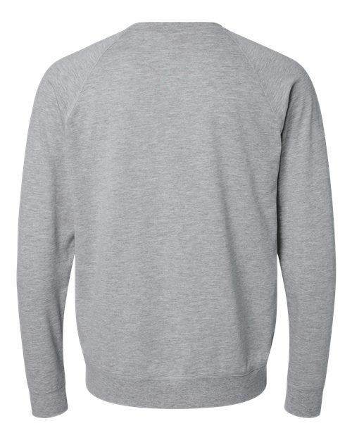 Next Level Unisex Laguna Raglan Crewneck Sweatshirt - Back