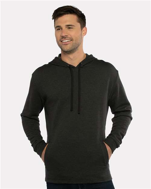 Next Level Unisex Malibu Welt Pocket Hoodie Sweatshirt - Model Front