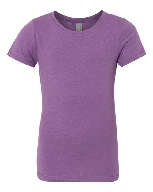 Next Level Girls’ CVC Princess Tee - Purple Berry Front