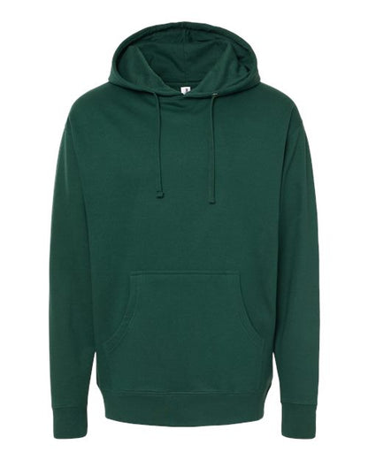 Independent Trading Co. Unisex Midweight Hooded Sweatshirt - Forest Green Front