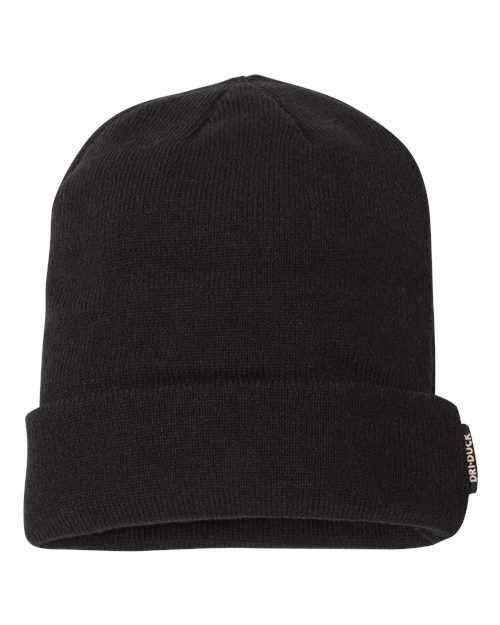 DRI DUCK Basecamp Performance Cuffed Beanie - Black Front