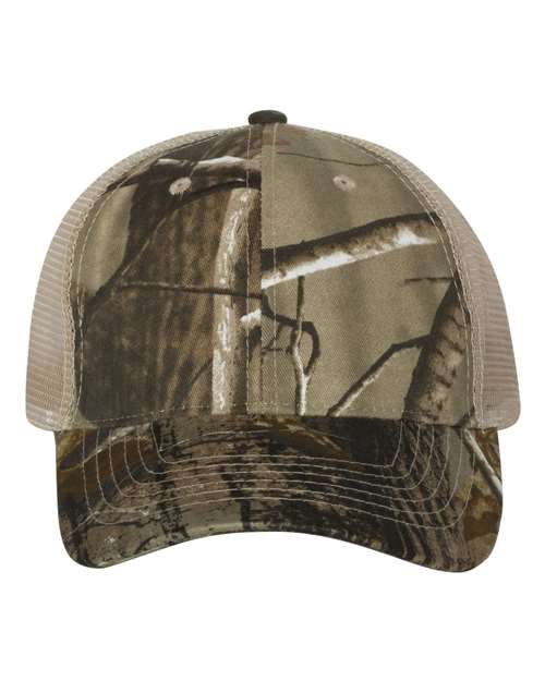 Kati Licensed Camo Mesh Back Cap - Realtree AP/ Tan Front