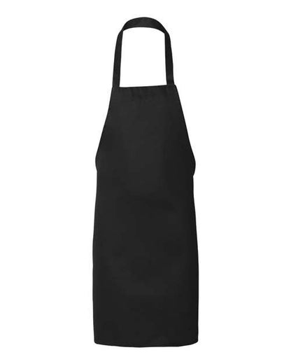 Q-Tees Butcher Apron - Black Front