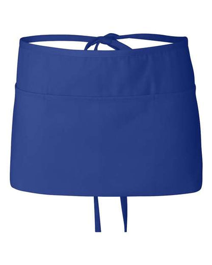 Q-Tees Waist Apron with Pockets - Royal Front