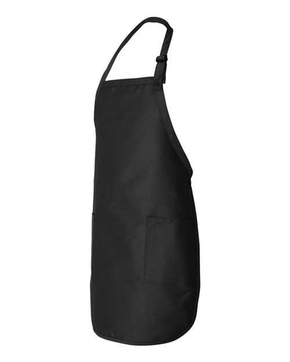 Q-Tees Full-Length Apron with Pockets - Side