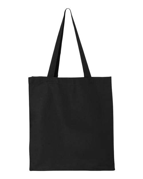 Q-Tees 14L Shopping Bag - Black Front