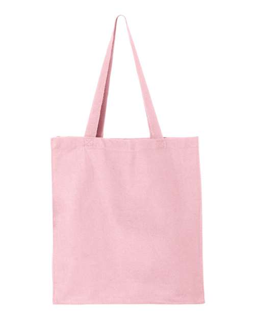 Q-Tees 14L Shopping Bag - Light Pink Front