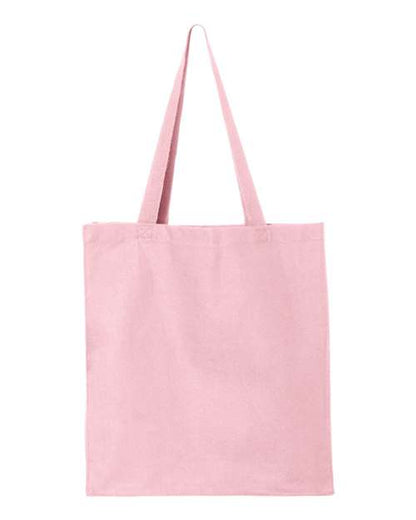 Q-Tees 14L Shopping Bag - Light Pink Front