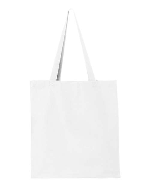 Q-Tees 14L Shopping Bag - White Front