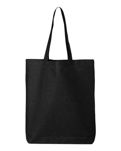 Q-Tees 12L Economical Tote - Black Front