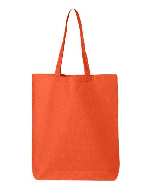 Q-Tees 12L Economical Tote - Orange Front
