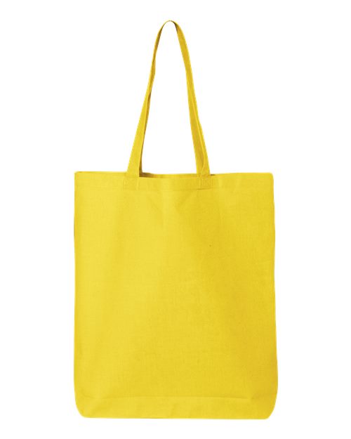 Q-Tees 12L Economical Tote - Yellow Front