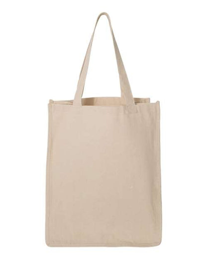 Q-Tees 27L Jumbo Shopping Bag - Natural Front