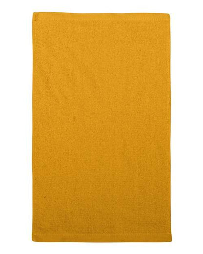 Q-Tees Budget Rally Towel - Gold Front