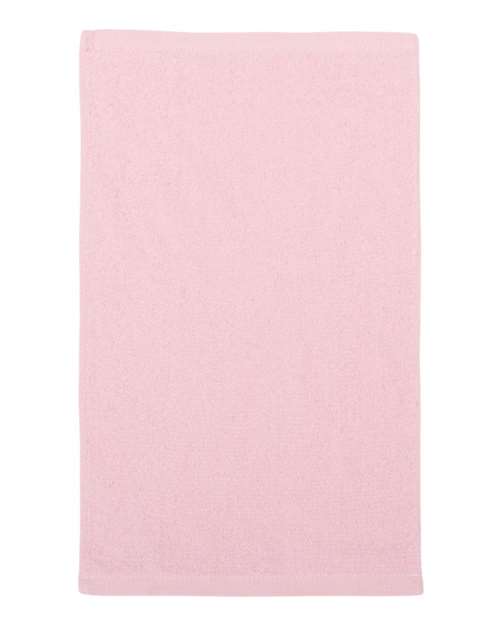 Q-Tees Budget Rally Towel - Light Pink Front