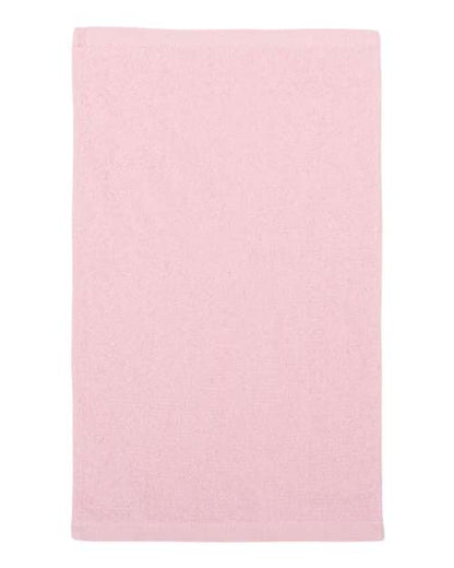 Q-Tees Budget Rally Towel - Light Pink Front