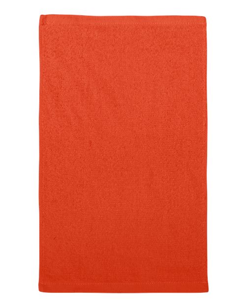 Q-Tees Budget Rally Towel - Orange Front
