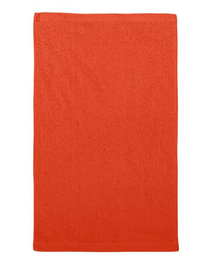 Q-Tees Budget Rally Towel - Orange Front
