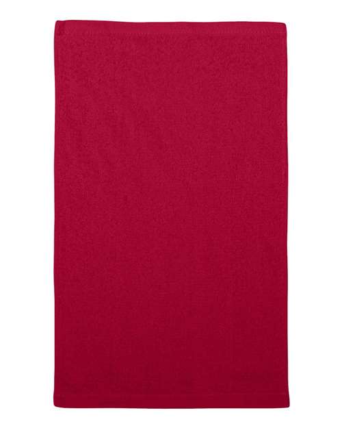 Q-Tees Budget Rally Towel - Red Front