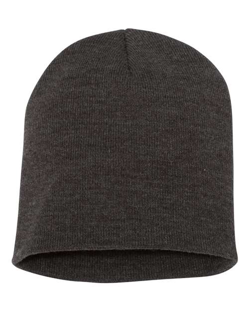 YP Classics 8 1/2" Beanie - Dark Grey Front