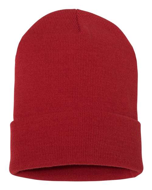 YP Classics Cuffed Beanie - Red Front