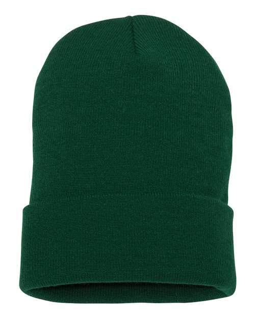 YP Classics Cuffed Beanie - Spruce Front