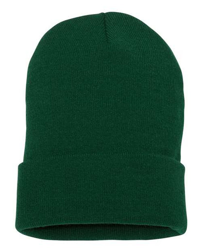 YP Classics Cuffed Beanie - Spruce Front