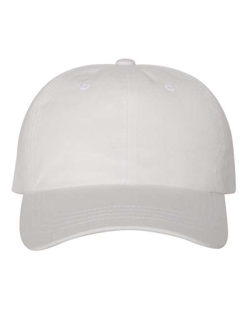 YP Classics Classic Dad Hat - White Front