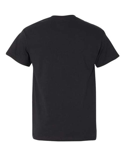 Unisex Heavy Cotton™ Pocket T-Shirt - Black Back