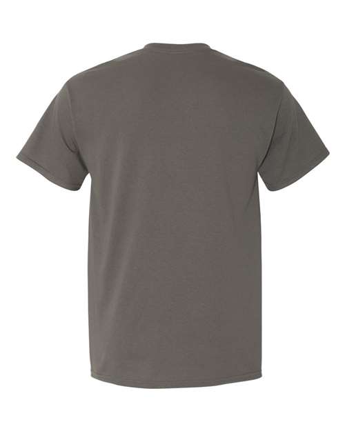 Unisex Heavy Cotton™ Pocket T-Shirt - Charcoal Back