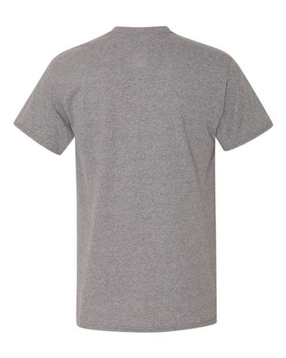 Unisex Heavy Cotton™ Pocket T-Shirt - Graphite Heather Back
