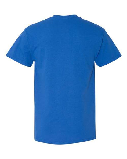 Unisex Heavy Cotton™ Pocket T-Shirt - Royal Back