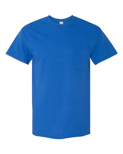 Unisex Heavy Cotton™ Pocket T-Shirt - Royal Front