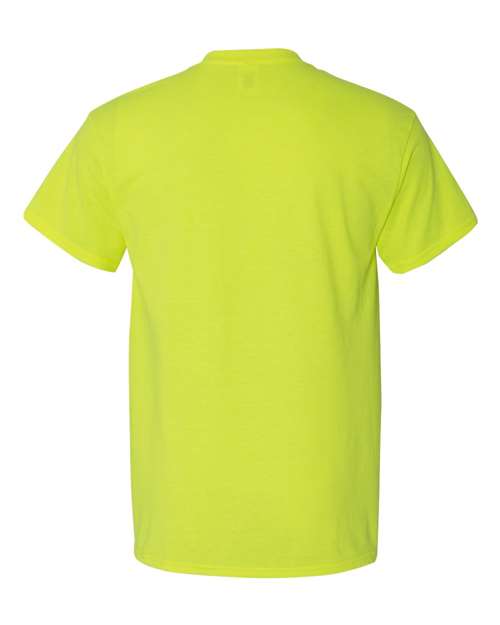Unisex Heavy Cotton™ Pocket T-Shirt - Safety Green Back