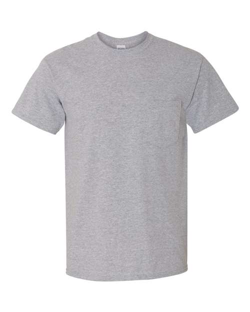 Unisex Heavy Cotton™ Pocket T-Shirt - Sport Grey Front