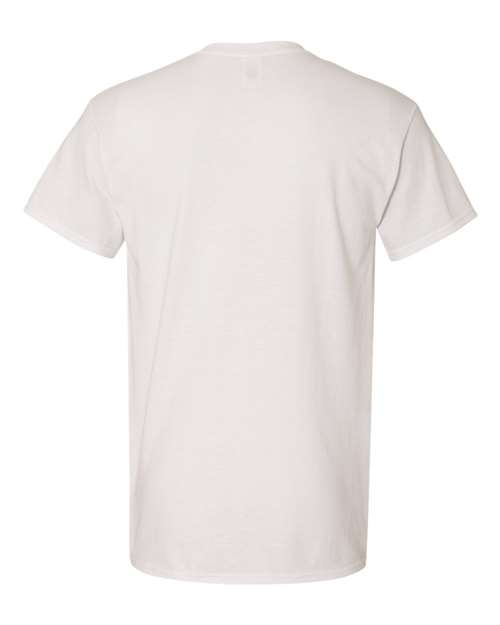 Unisex Heavy Cotton™ Pocket T-Shirt - White Back