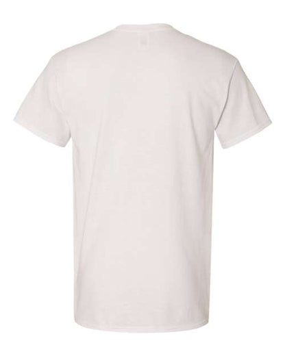 Unisex Heavy Cotton™ Pocket T-Shirt - White Back