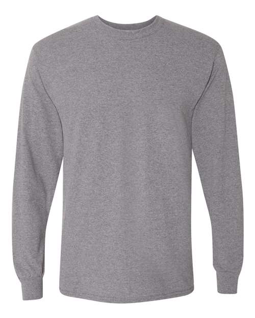 Gildan Unisex DryBlend® 50/50 Long Sleeve T-Shirt - Graphite Heather Front
