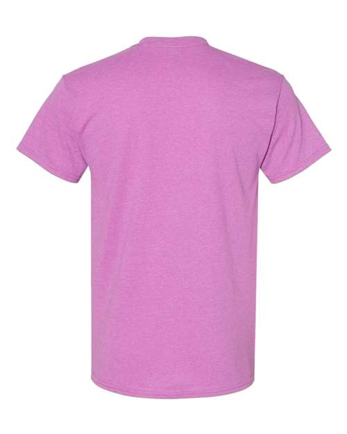 Unisex Heavy Cotton™ T-Shirt - Heather Radiant Orchid Back