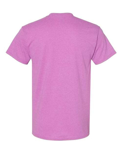 Unisex Heavy Cotton™ T-Shirt - Heather Radiant Orchid Back