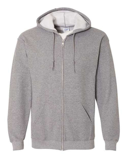 Unisex Heavy Blend™ Full-Zip Hooded Sweatshirt - Graphite Heather Front