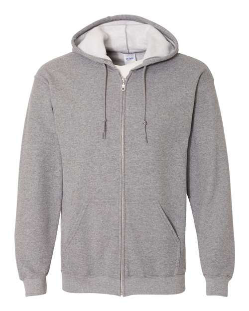 Unisex Heavy Blend™ Full-Zip Hooded Sweatshirt - Graphite Heather Front