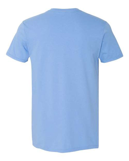 Unisex Softstyle® T-Shirt - Carolina Blue Back