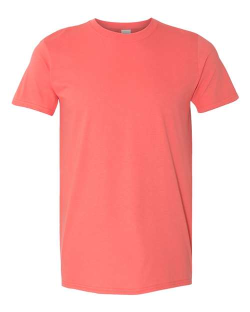 Unisex Softstyle® T-Shirt - Coral Silk Front