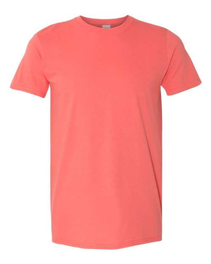 Unisex Softstyle® T-Shirt - Coral Silk Front