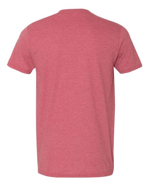 Unisex Softstyle® T-Shirt - Heather Cardinal Red Back