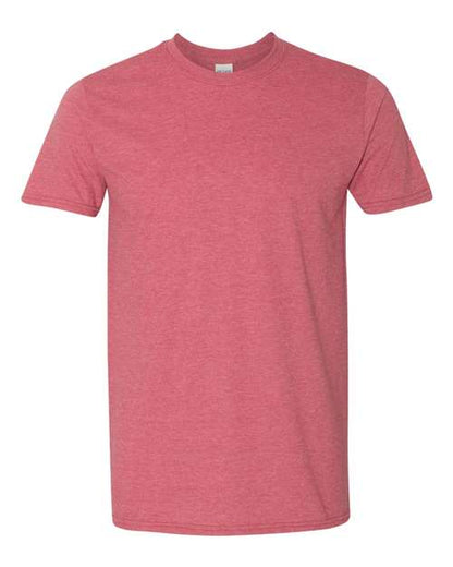 Unisex Softstyle® T-Shirt - Heather Cardinal Red Front