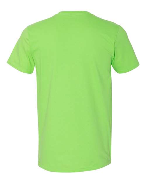 Unisex Softstyle® T-Shirt - Lime Back