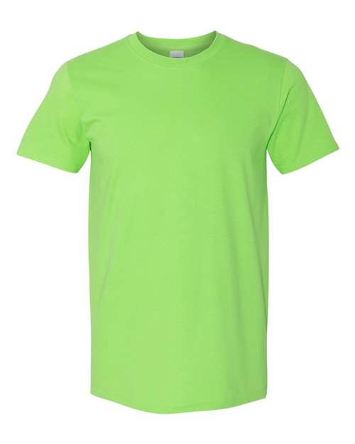 Unisex Softstyle® T-Shirt - Lime Front