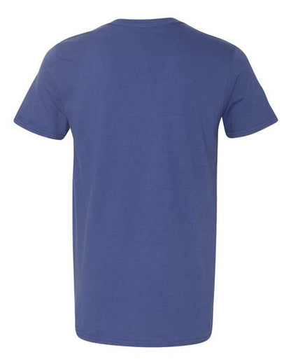 Unisex Softstyle® T-Shirt - Metro Blue Back